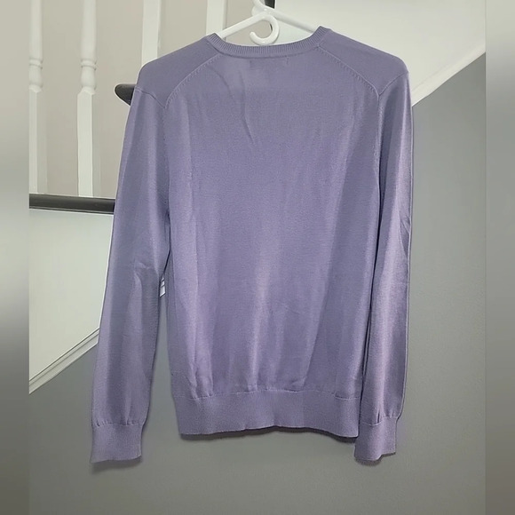 Banana Republic Men's Luxury Blend Silk Cashmere V-Neck Pullover Sweater Size S - Picture 3 of 4